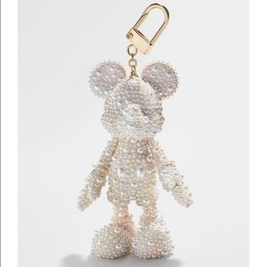 NWT Bauble Bar Mickey Mouse bag charm in Pearl